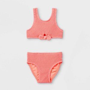 Toddler Girls Bathing Suit size 2T with matching cover up